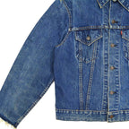 60's Levi's 70505 BIG-E Denim Jacket Cuff Cut!! ... Actual size 44