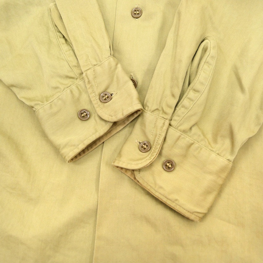 40's USAAF ww2 Pilot Officer Dress Cotton Shirt with CBI Patch...
