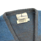 60's Atkinson THREE COLAR MOHAIR CARDIGAN... L