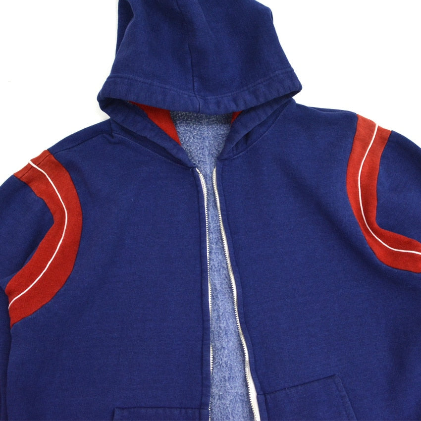 70's~ TWIN TOGS CREATION 2tone Zip Up Foodie... M