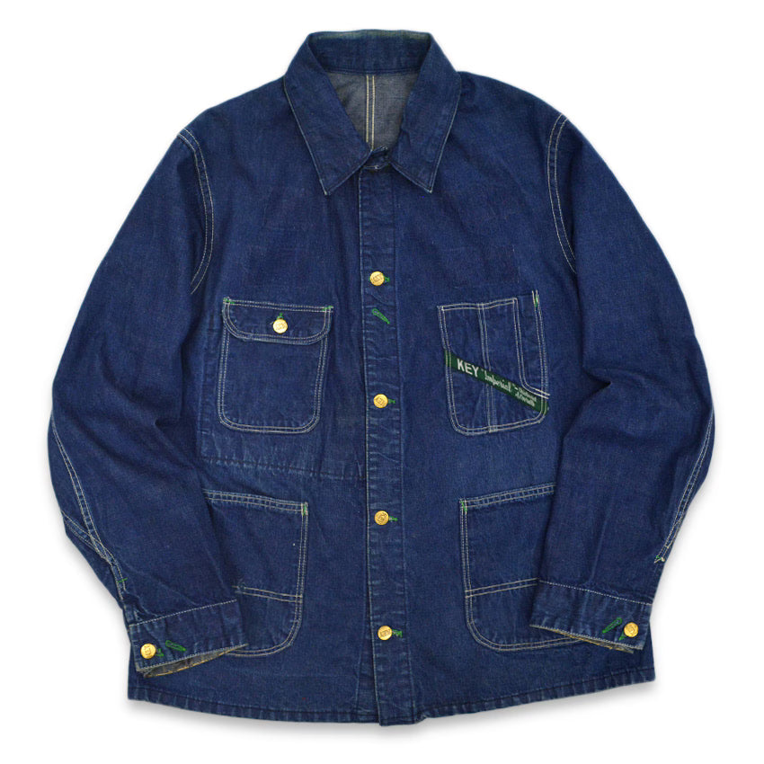 50's~ KEY Imperial DENIM COVERALL... Fits like 38