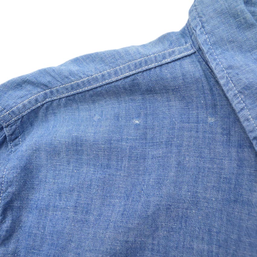 ~60's WASHINGTON MFG CO. Chambray Shirt...M