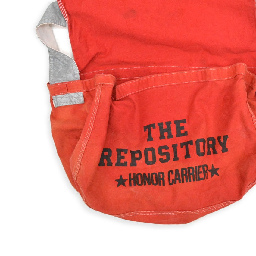 OLD THE REPOSITORY NEWS PAPER BAG RED...