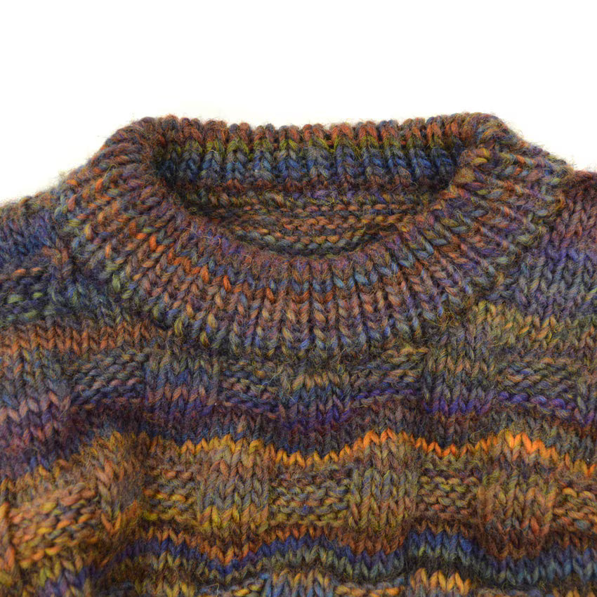 OLD HOMEMADE HANDKNIT WOOL SWEATER ...