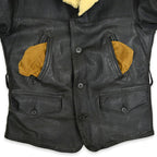 1930's H&L BLOCK HORSEHIDE CAR COAT...
