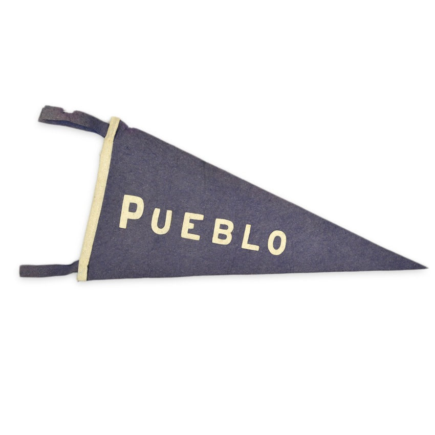OLD PUEBLO PENNANT... Eggplant Navy