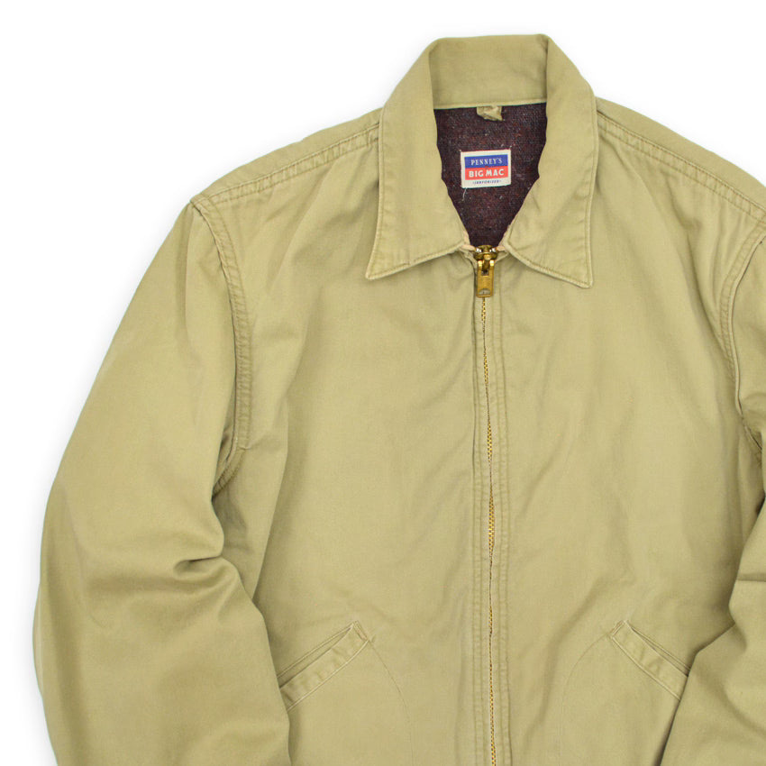 1950's~ BIGMAC PENNEY'S COTTON TWILL WORK JACKET BLANKET...