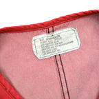 1960's USNAVY FLIGHT DECK CREW VEST RED...L/XL