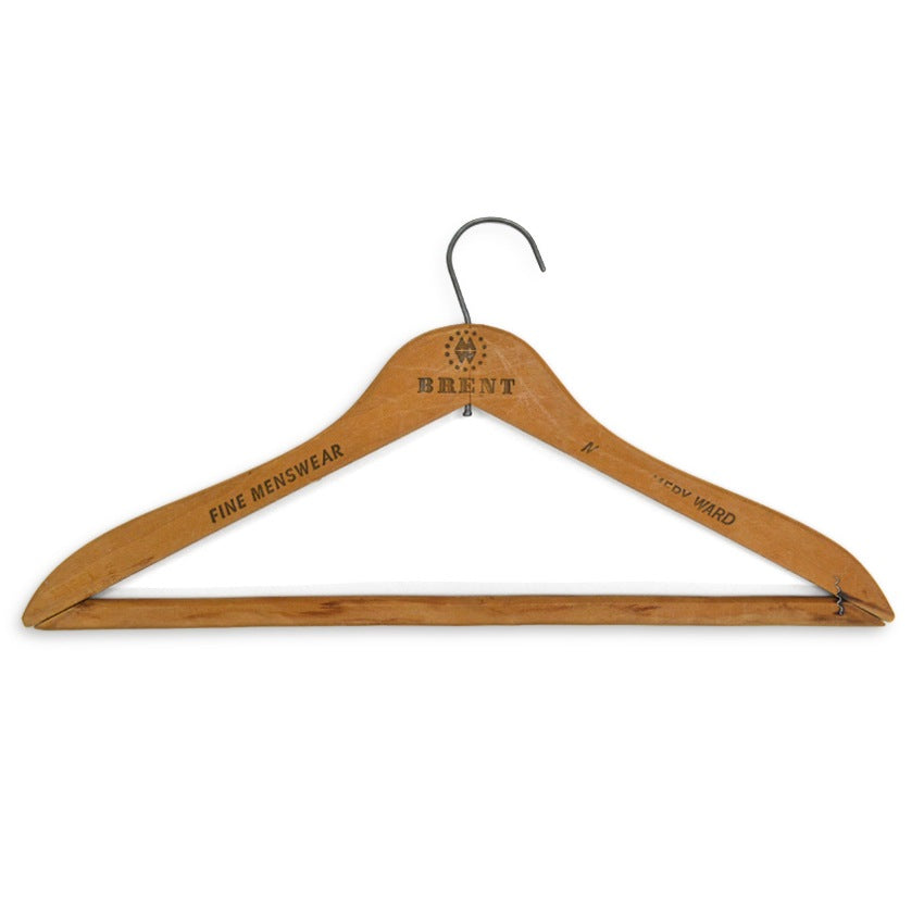 1950's~ BRENT MONTGOMERY WARD WOOD HANGER...