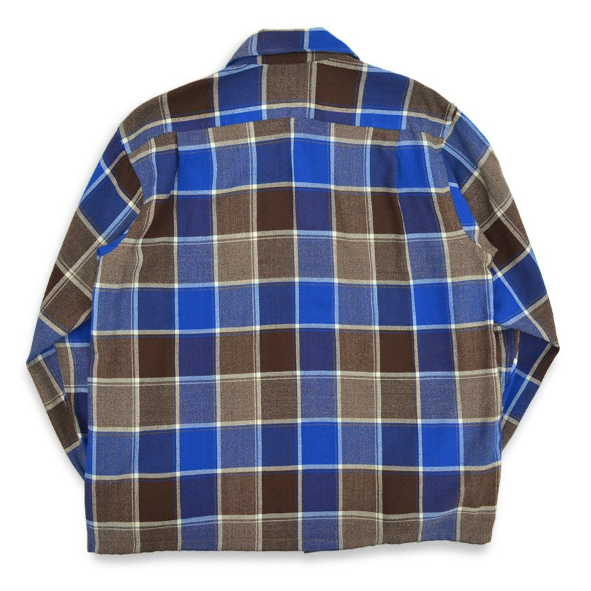 1960's VAN HEUSEN BLOCK PLAID SHIRT...L