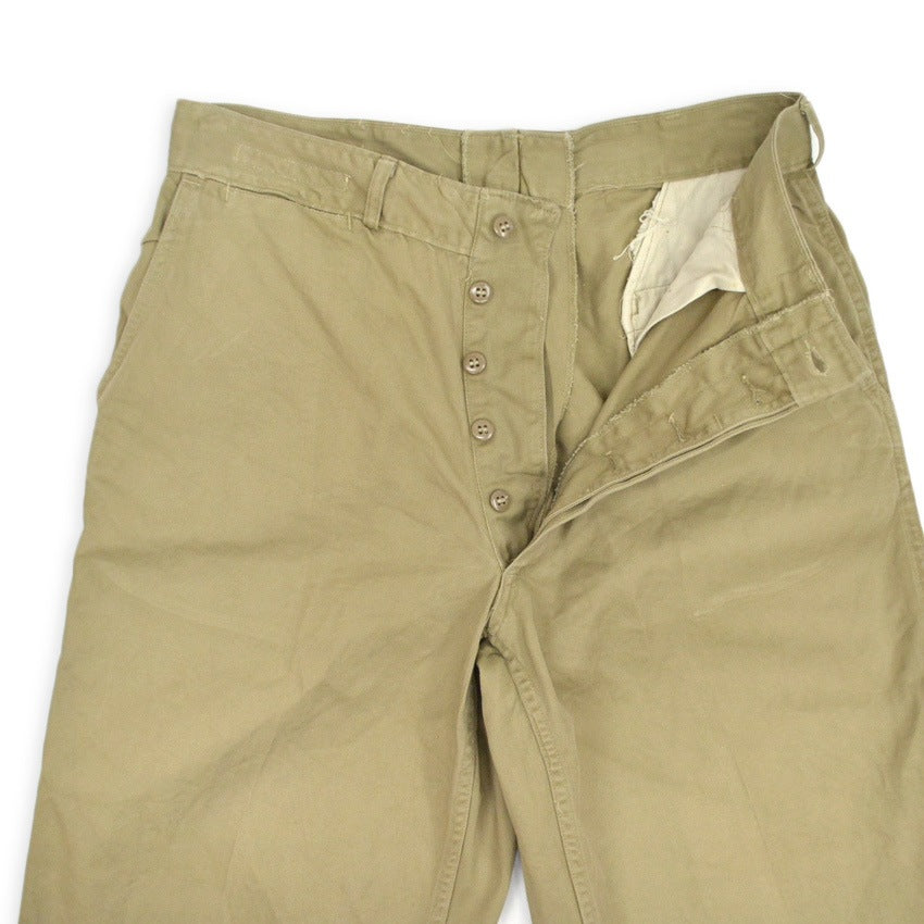 1950's USMC OXFORD SHIRT & KHAKI CHINO TROUSERS...
