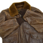 1940's USNAVY M-422A FLIGHT JACKET EDMUND T.CHURCH CO... 38