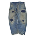 1930's Montgomery Ward Buckle Back Denim Pants... W32 L29.5