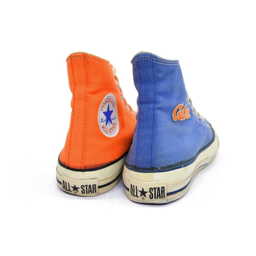 1980's CONVERSE ALLSTAR HI TOP GATORS TEAM COLOR PAIR ... 7