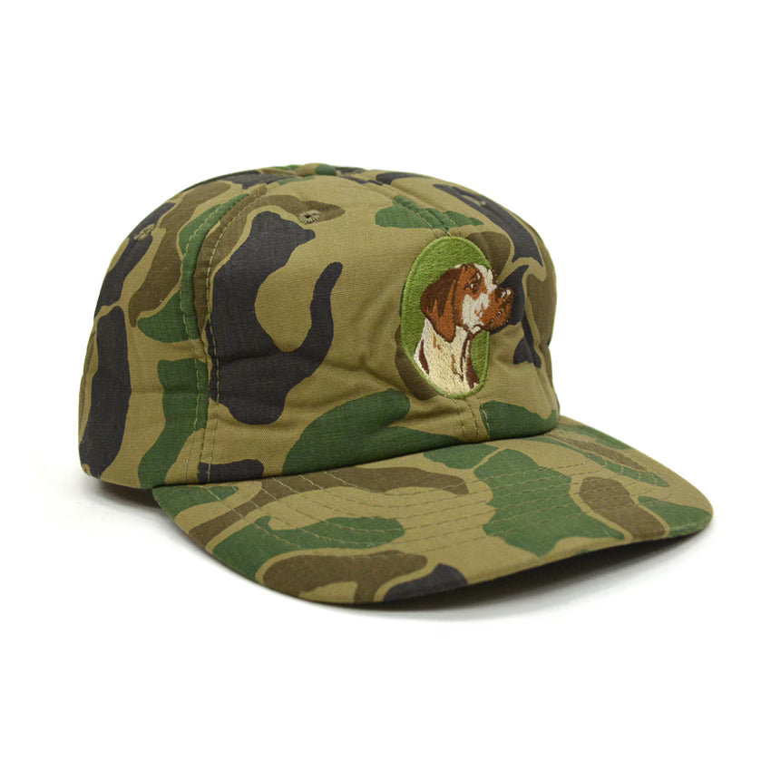 1980's Dog Embroidery Camo Cap...