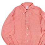 1980s Brooks Brothers Gingham Check Button-Down Shirt ... M