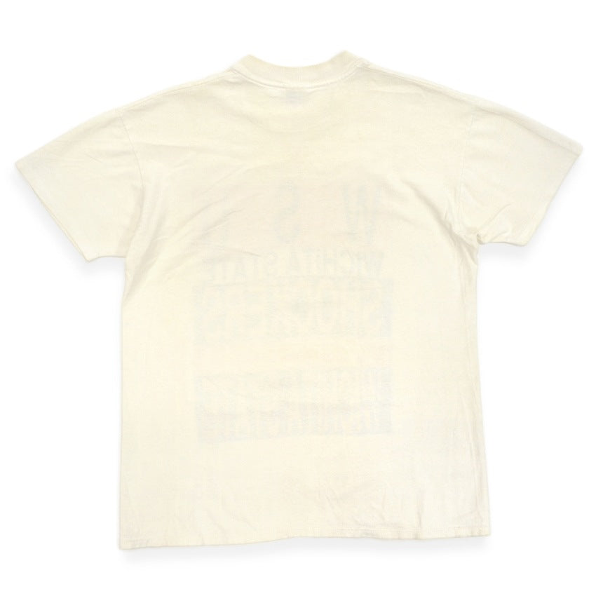 1980's Stedman WSU SHOCKERS COLLEGE T-SHIRT... L