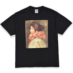 ~2000s PMA Renoir Girl with Red Pleated Collar T-SHIRT Made in USA ... L