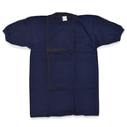 1980's DEADSTOCK EUREX Paki cotton POCKET PACK TEE NAVY... XL