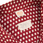 1960's〜 Deora Square Dots Rayon S/S Shirt Blood ... 40