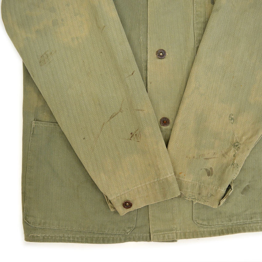 1940's U.S.M.C. P-41 HBT JACKET BLEACH CAMO ... Fits like 36