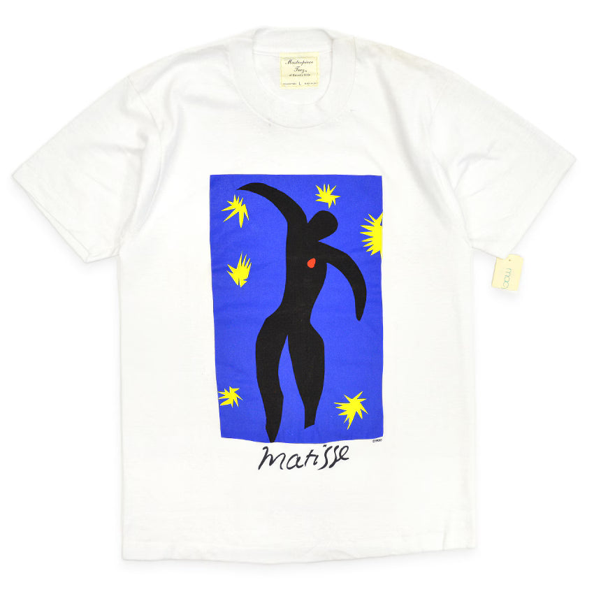 1990s Deadstock Masterpiece Tee Henri Matisse Jazz T-shirt ... L