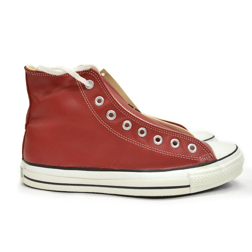 1990's DEADSTOCK CONVERSE ALLSTAR HI LEATHER RED...8