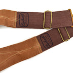 1950's DEADSTOCK CARHARTT BROWN DUCK DOUBLE KNEE OVERALL... W42 L32