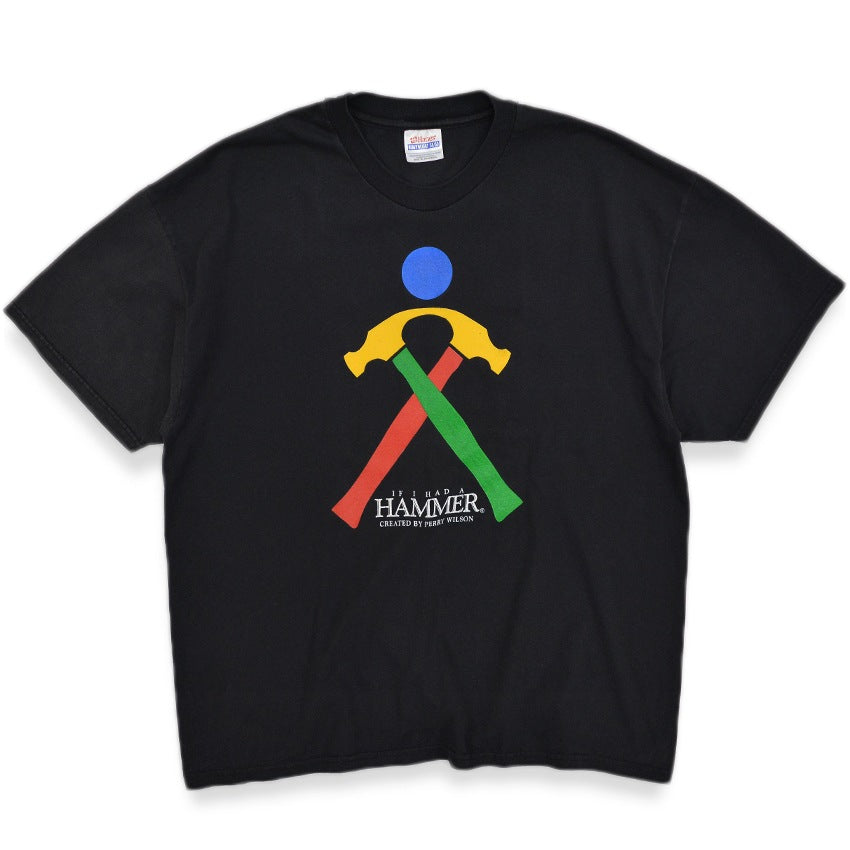 1990's~ Hanes THE HOME DEPOT HAMMER PRINT T-SHIRT... XL