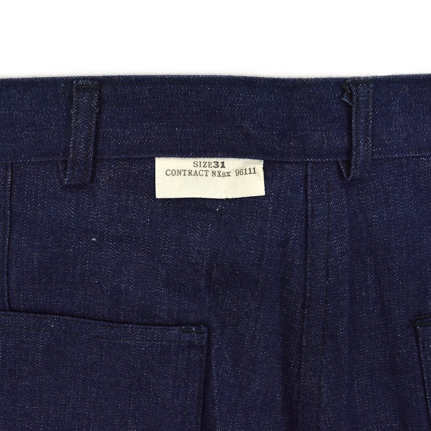 1940's DEADSTOCK USNAVY WW2 DENIM TROUSERS...W31