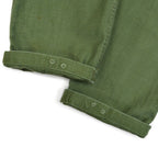 1960's USARMY COTTON SATEEN OG-107 BAKER PANTS SLIM CUSTOM... W31 L32