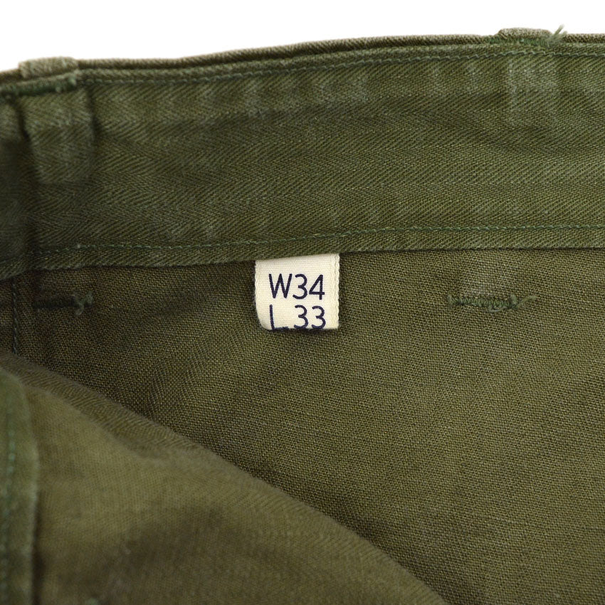 1940's U.S.ARMY WW2 M-43 HBT PANTS ... W34 L33