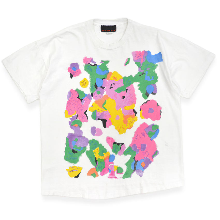 〜1990's MARIKA ポップな毛細血管 ART PRINT T-SHIRT ... Fits like XL