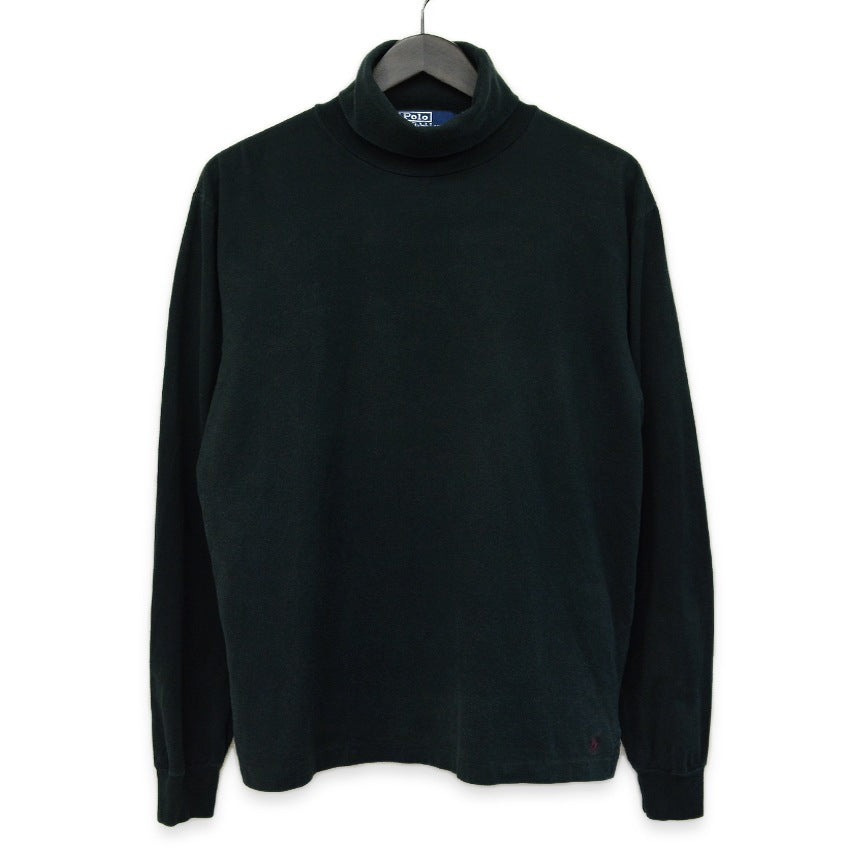 1990's~ Polo by Ralph Lauren L/S TURTLE NECK BLACK ... M