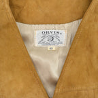 ~1960's ORVIS FISHING & TACKLE DEERSKIN VEST...40