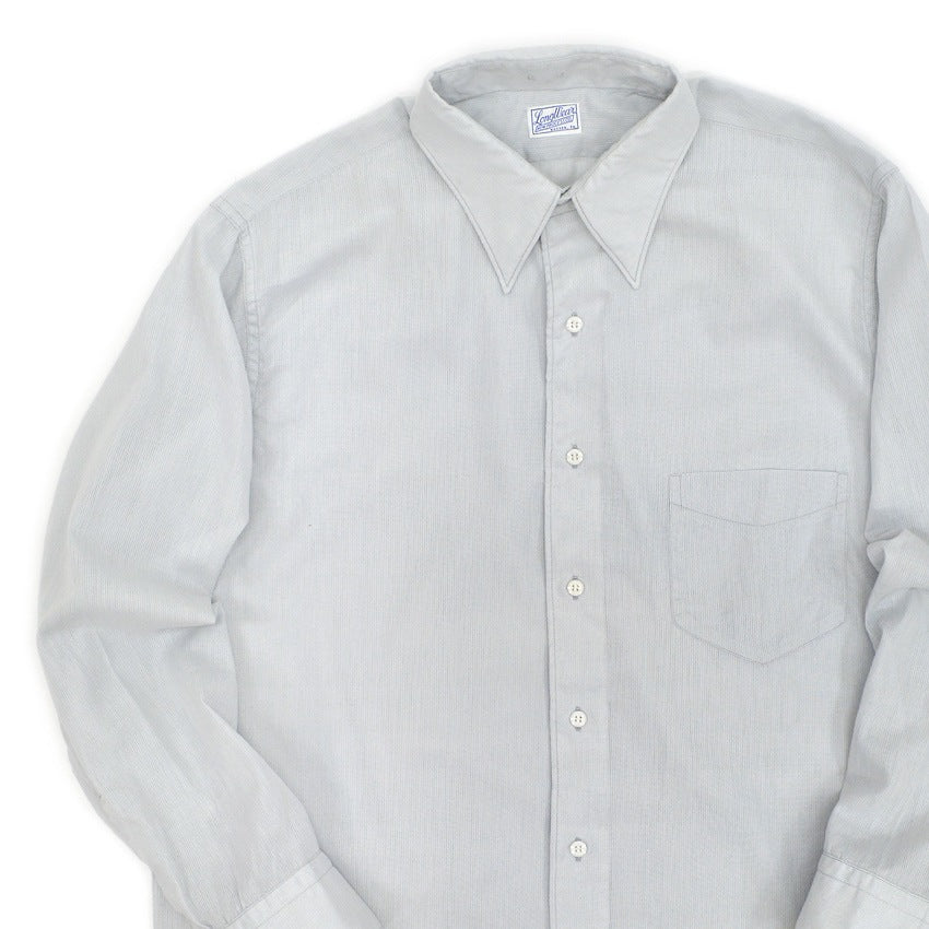 1940's〜 DEADSTOCK LONGWEAR STRIPE SHIRT ... 151/2