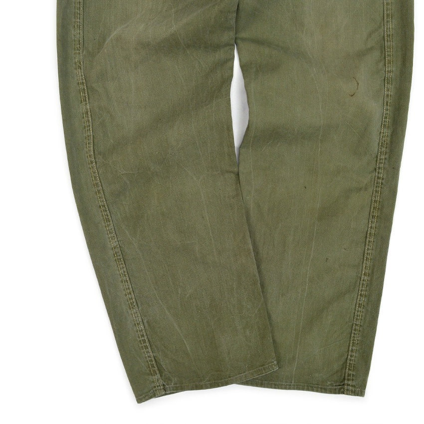 1940's USARMY WW2 HBT PANTS PRIVATE PURCHASE NAMED... W31 L31
