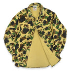 ~1990's PRENTISS DUCK HUNTER CAMO CHAMOIS CLOTH SHIRT... L
