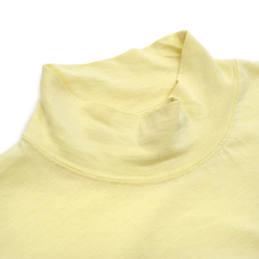 1980's NEWS INTERNATIONAL NEWS MOCK NECK L/S T-SHIRT ... M