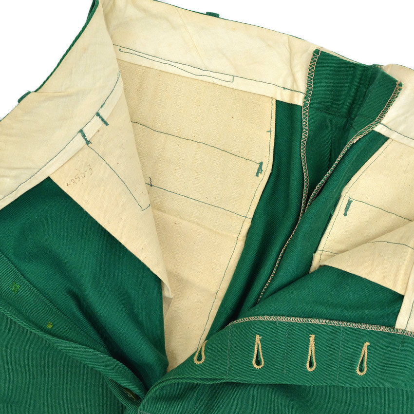 1940's〜 T.S.LANKFORD&SONS PHILLIP66 GREEN COTTON TWILL BREECHES PANTS ... W34