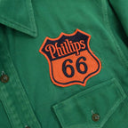 1940's〜 T.S.LANKFORD&SONS PHILLIP66 GREEN COTTON TWILL SHIRT ... 15