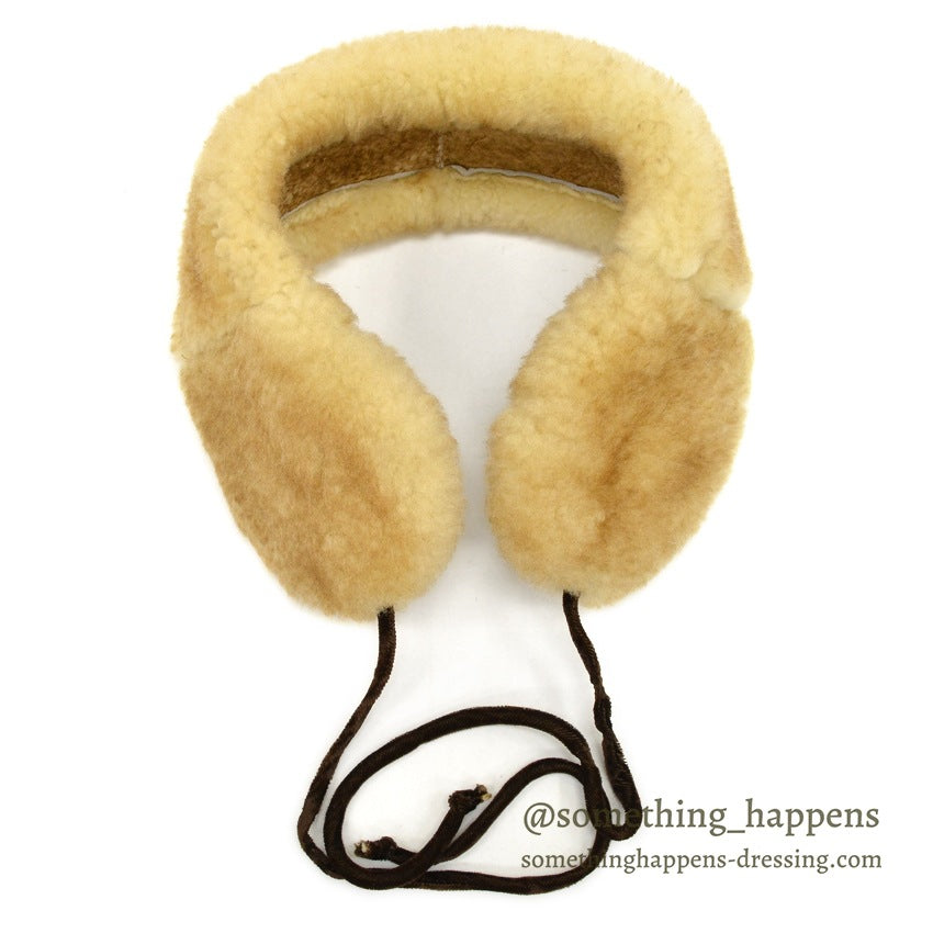1980's L.L.BEAN SHEARLING EAR MUFF ... MINT