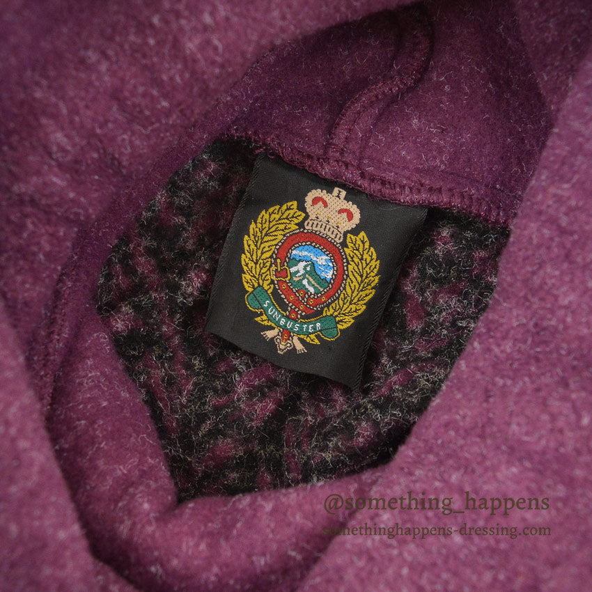 1990's SUNBUSTER NECK WARMER FLEECE PULLOVER ... M