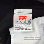 DEADSTOCK Levi's 501 BLACK DENIM PANTS Made in USA... W33 L32