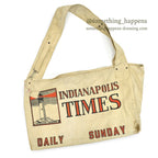 〜1950's INDIANAPOLIS TIMES NEWS PAPER BAG ...