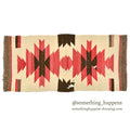 c.1940's NAVAJO RUG DIAMONDS PATTERN...94cm×42cm