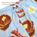 1990's〜 BREAKFAST FLANNEL PAJAMA SHIRT & PANTS ...