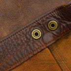 1960's~ SUPERIOR BROWN LEATHER JACKET TYPE 3RD... Fits like 40