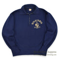 1950's〜 CHAMPION HALF-ZIP SWEAT SHIRT NAVY ... M