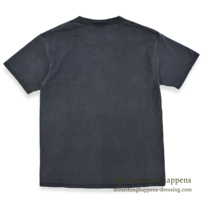 1990's ONEITA FINE FRIENDS ART T-SHIRT FADED BLACK ... L